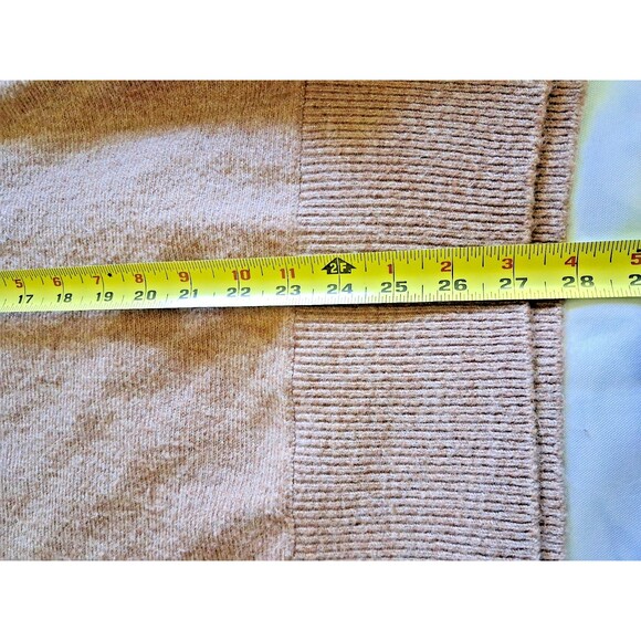 Magaschoni Women’s Small Tan Turtleneck Sweater Soft Knit Pullover - Picture 7 of 8